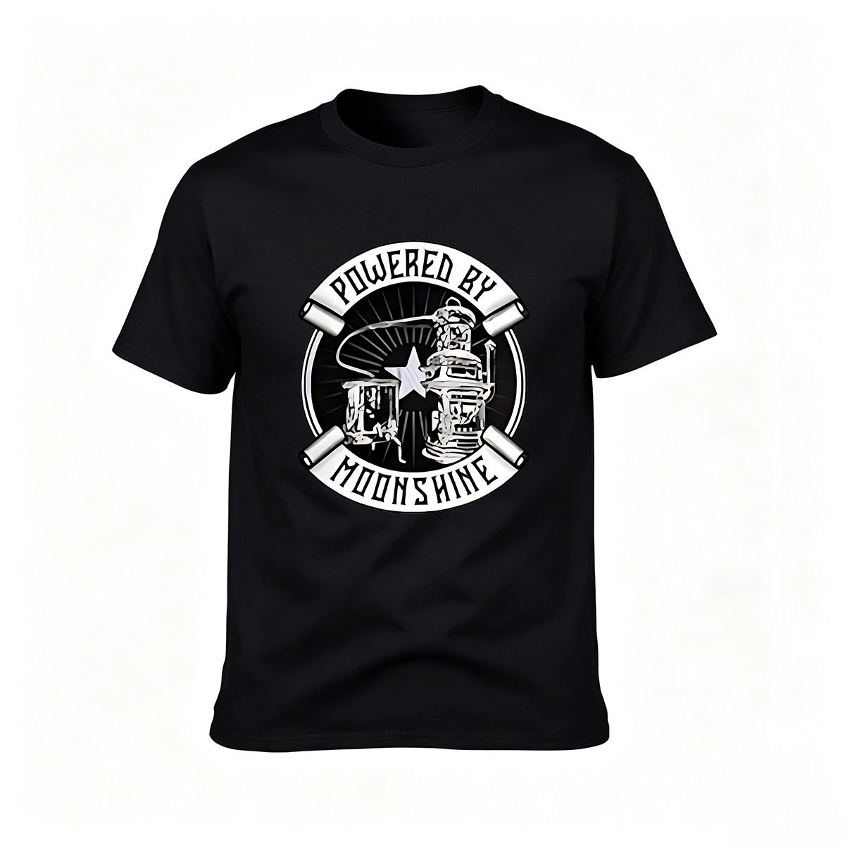 Powered by Moonshine Men's T-Shirt Country Music Gift