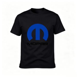 Mopar Logo T-Shirt Men's Black Blue Auto Enthusiast Gift