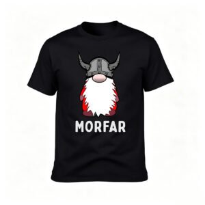 Viking Gnome Morfar T-Shirt Men's Gift Nordic Humor Tee