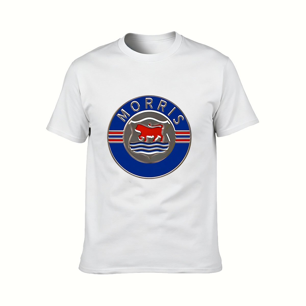 Morris Logo T-Shirt Men's Classic Black Tee Gift for Car Enthusiasts - Image 2