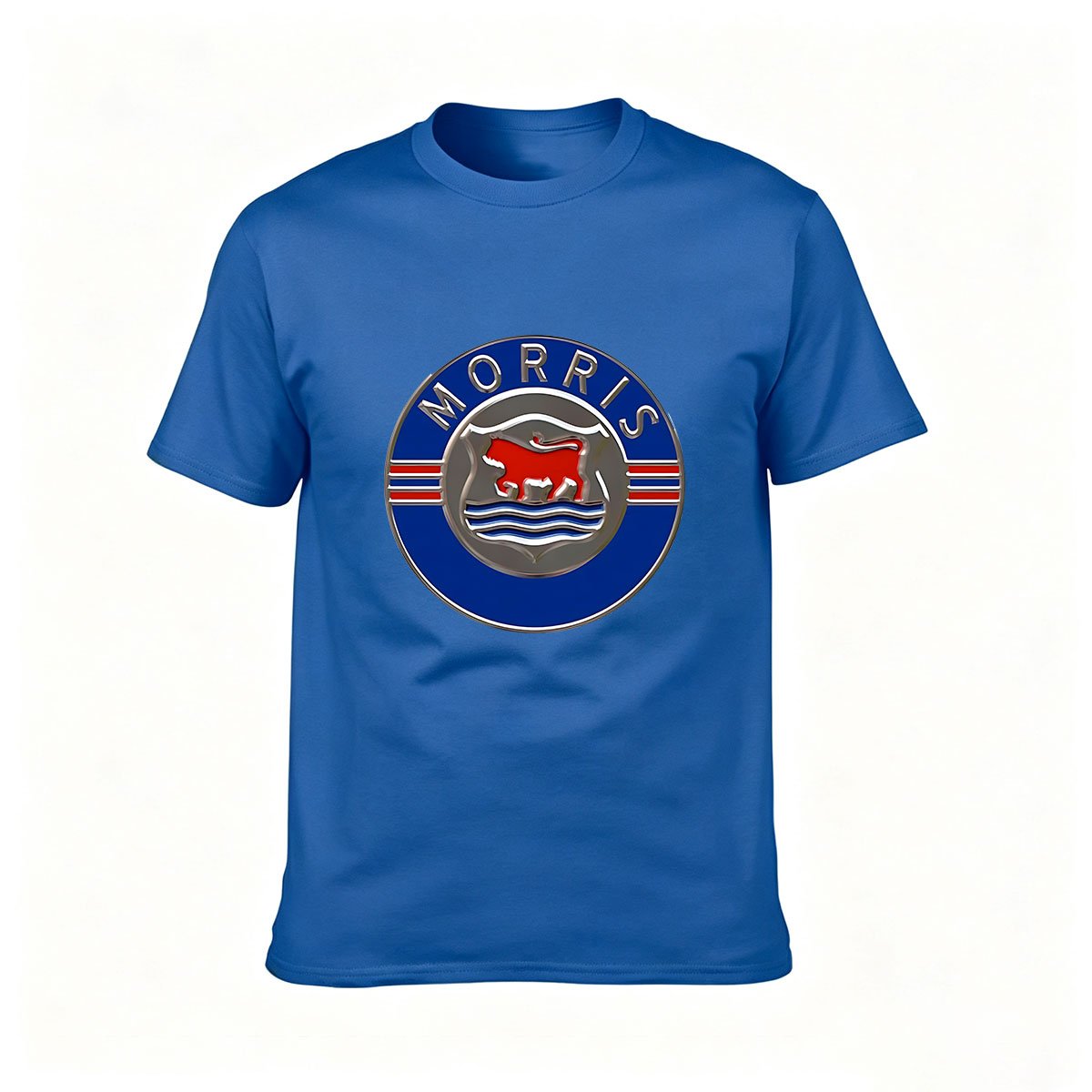 Morris Logo T-Shirt Men's Classic Black Tee Gift for Car Enthusiasts - Image 4