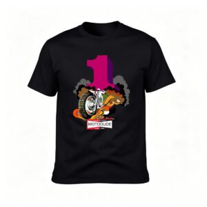 Motodude Motorcycle Racing T-Shirt Men's Gift Tee