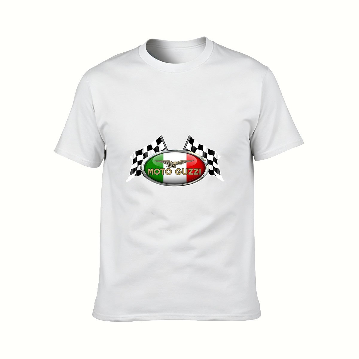 Moto Guzzi Logo T-Shirt Men's Racing Gift Tee - Image 2