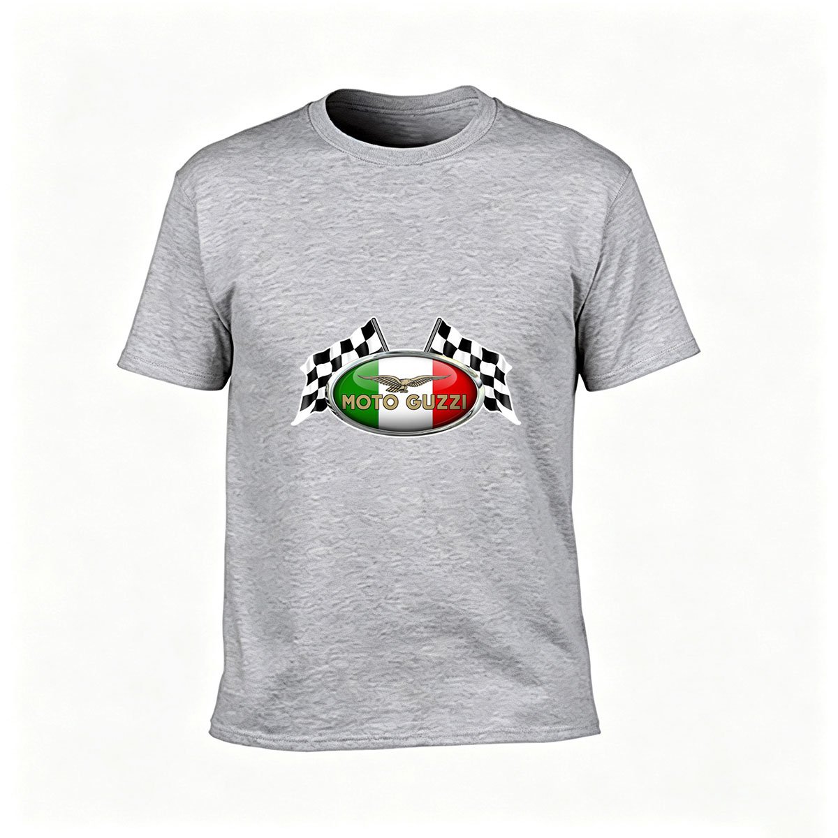 Moto Guzzi Logo T-Shirt Men's Racing Gift Tee - Image 3