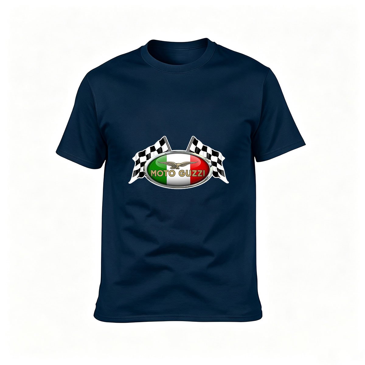 Moto Guzzi Logo T-Shirt Men's Racing Gift Tee - Image 6