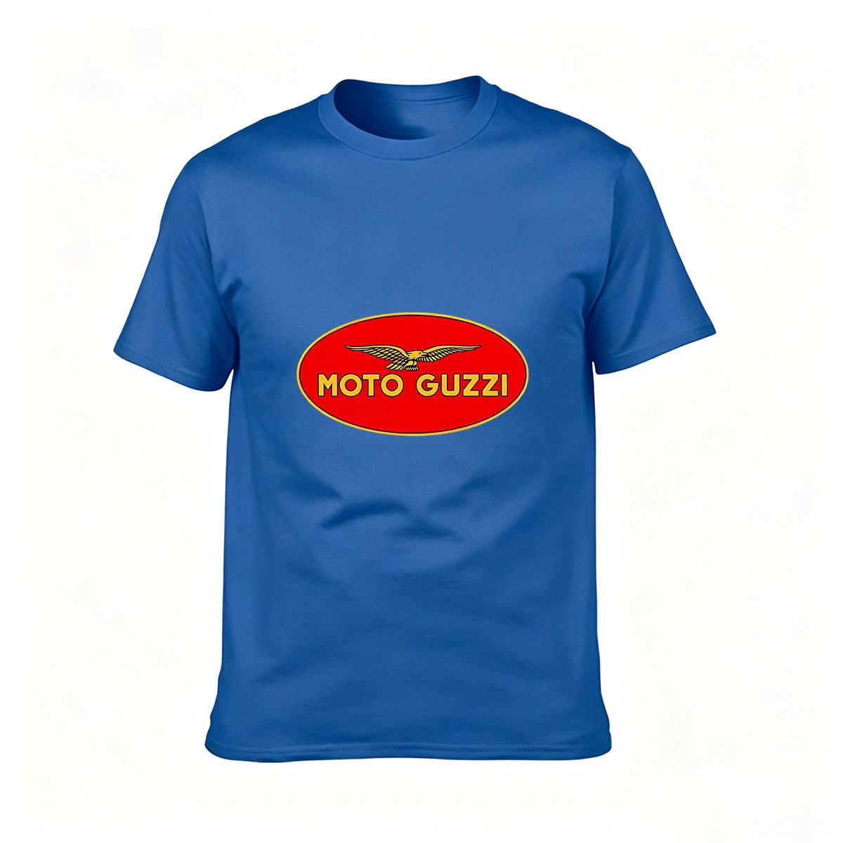 Moto Guzzi Logo T-Shirt Men's Classic Black Tee Gift - Image 4