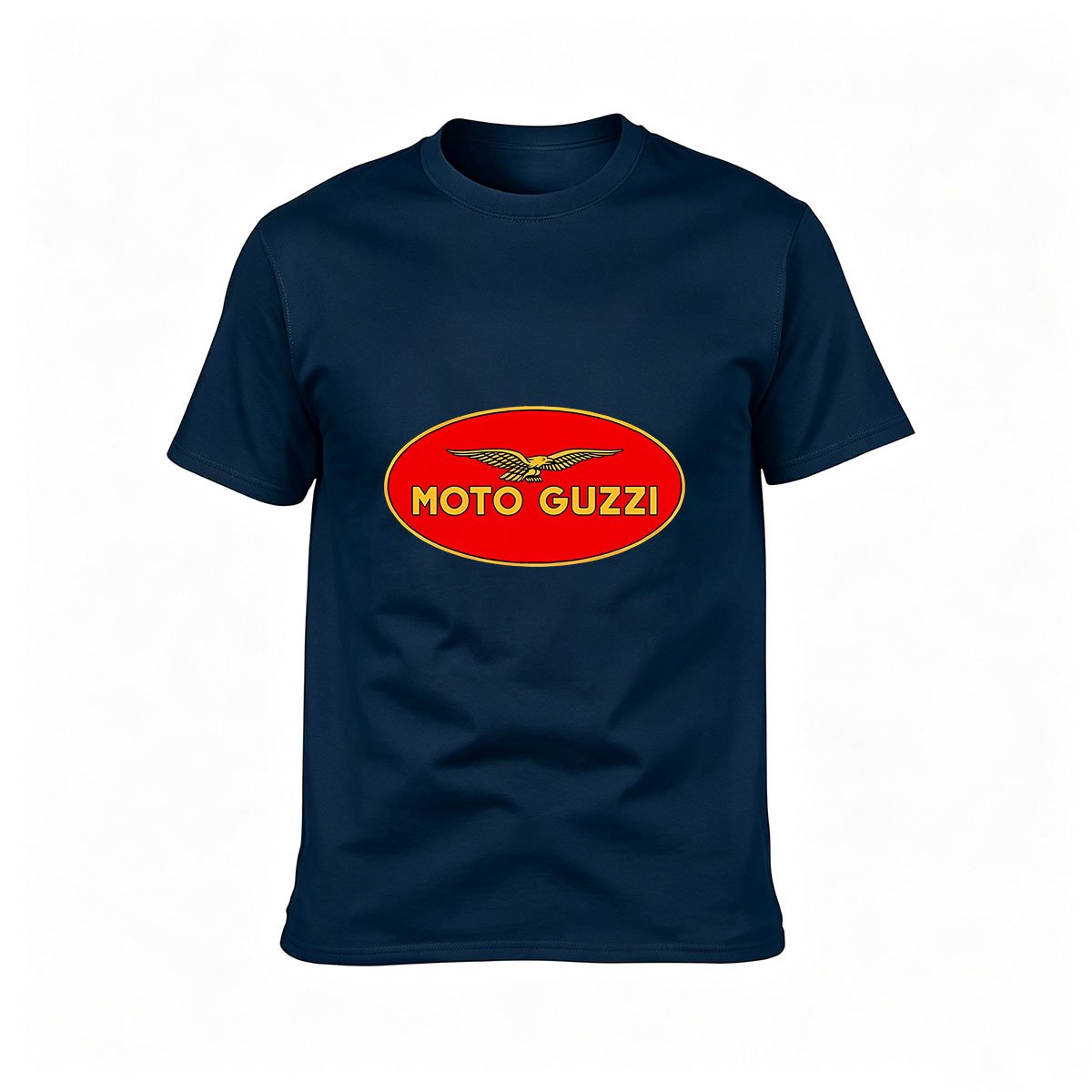 Moto Guzzi Logo T-Shirt Men's Classic Black Tee Gift - Image 6