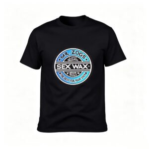 Mr Zogs Sex Wax Logo T-Shirt Men's Surf Style Gift Tee