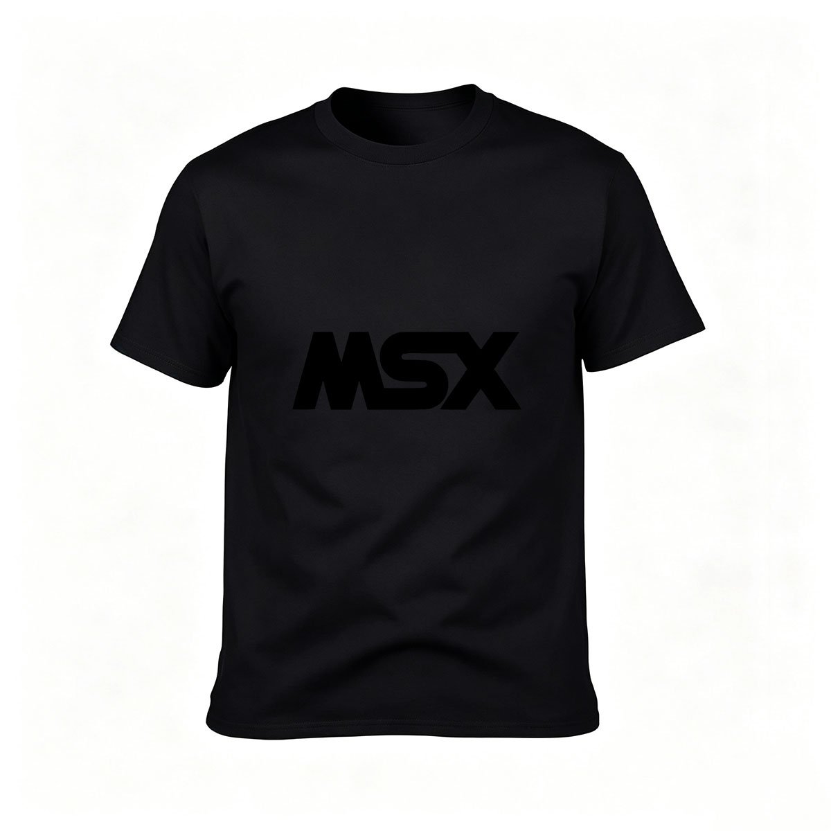 MSX Logo Black T-Shirt Men's Casual Wear Gift Idea