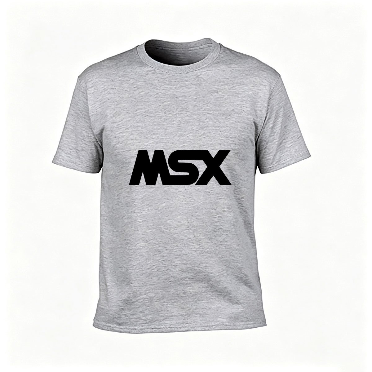 MSX Logo Black T-Shirt Men's Casual Wear Gift Idea - Image 3