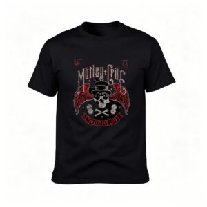 Mötley Crüe Too Fast For Love T-Shirt Men's Rock Band Tee Gift