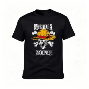 Mugiwara One Piece Skull Hat T-Shirt Men's Women's Gift