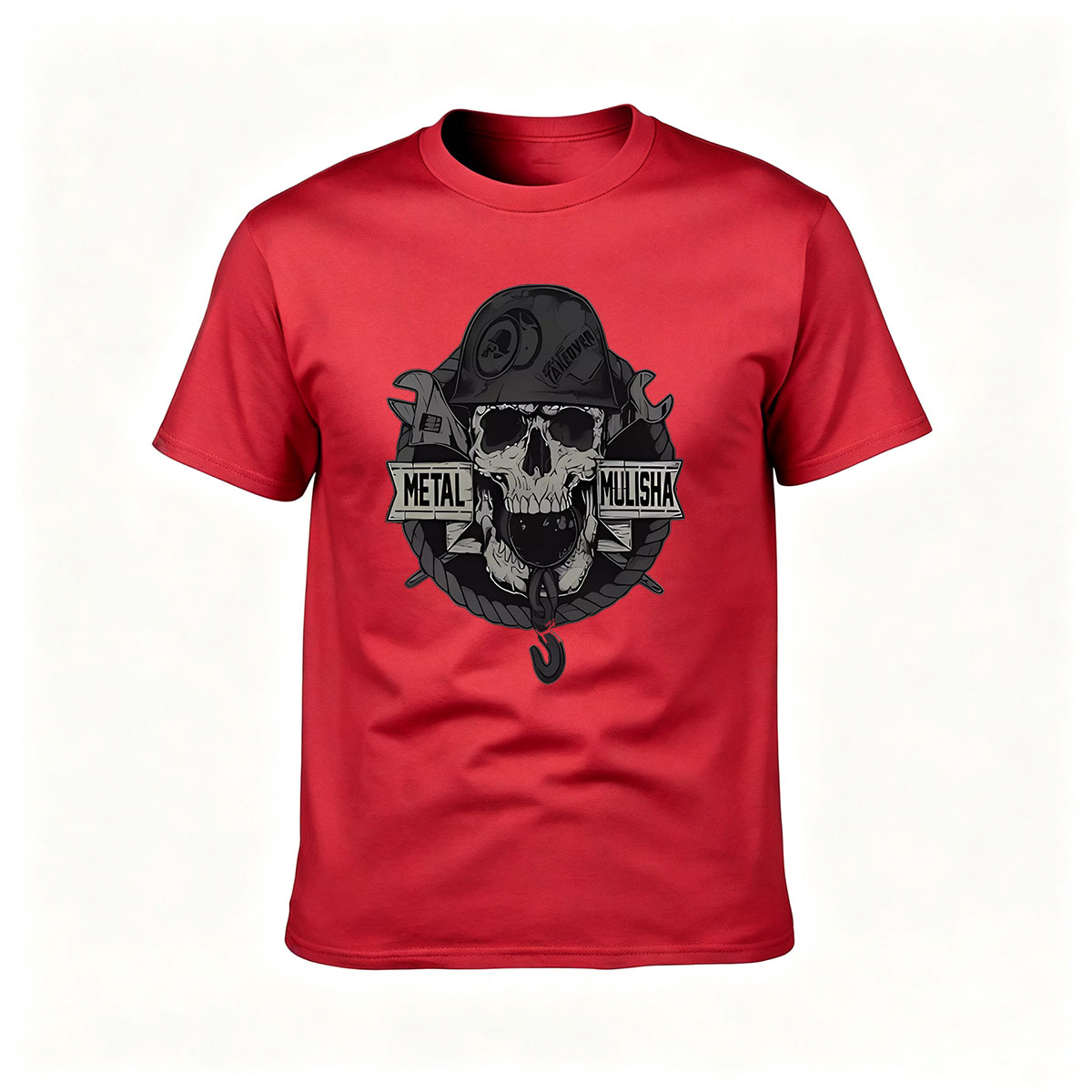 Metal Mulisha Skull Helmet T-Shirt Men's Graphic Tee Gift - Image 5