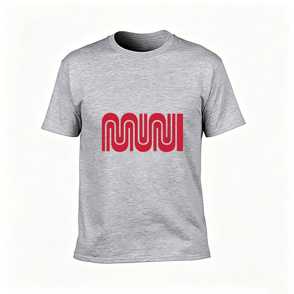 Red Wave Design Men's T-Shirt Casual Streetwear Gift - Image 3