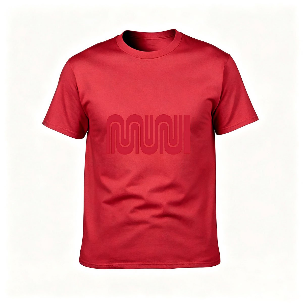 Red Wave Design Men's T-Shirt Casual Streetwear Gift - Image 5