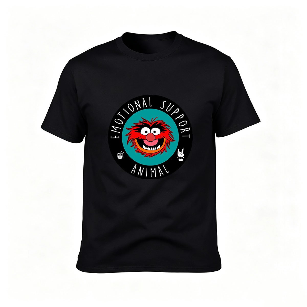Emotional Support Animal Muppets T-Shirt Men's Women's Gift