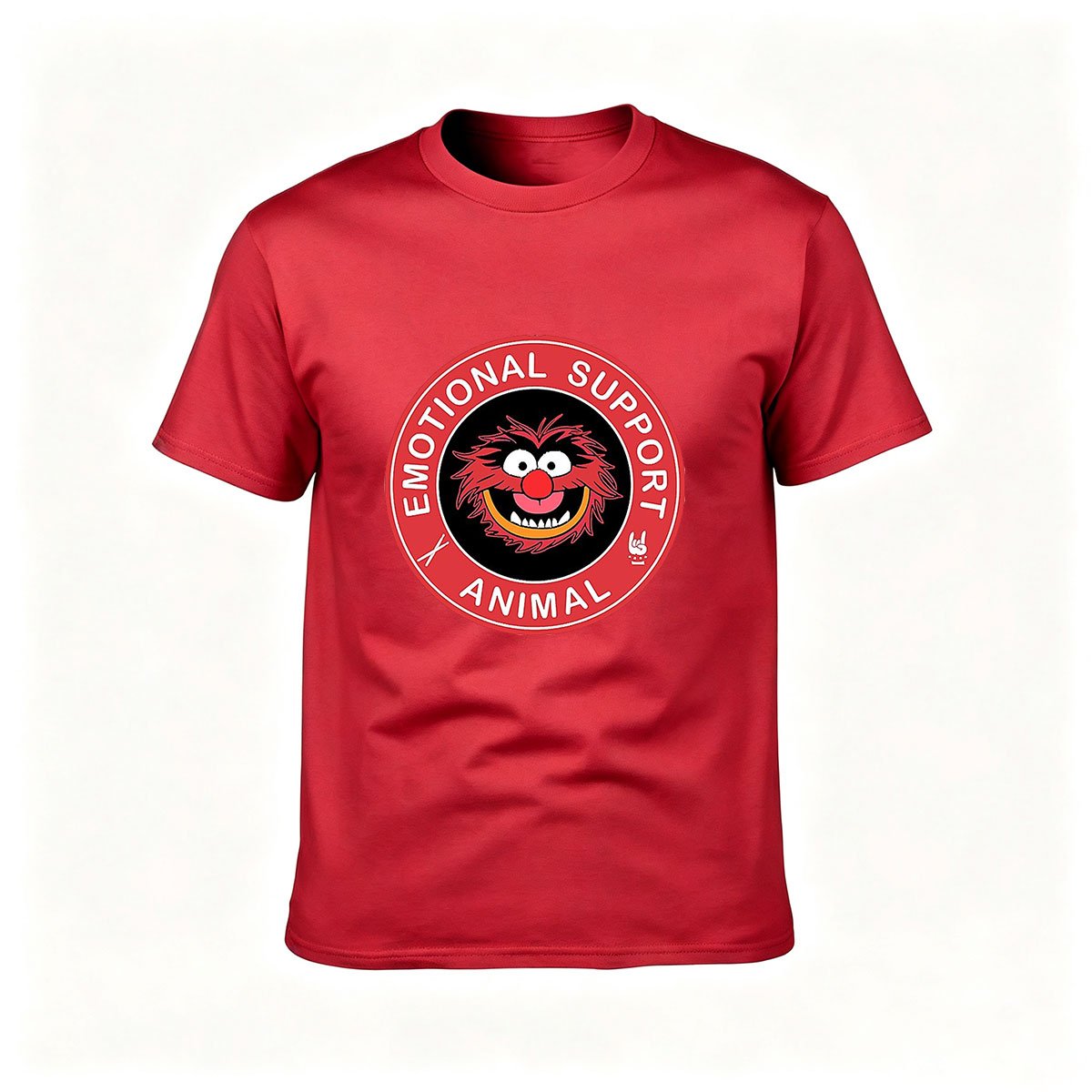 Emotional Support Animal Muppet T-Shirt Men's Women's Gift - Image 5