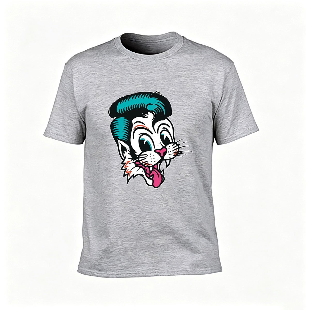 Taz Devil Cat Face Men's T-Shirt Cartoon Print Gift - Image 3