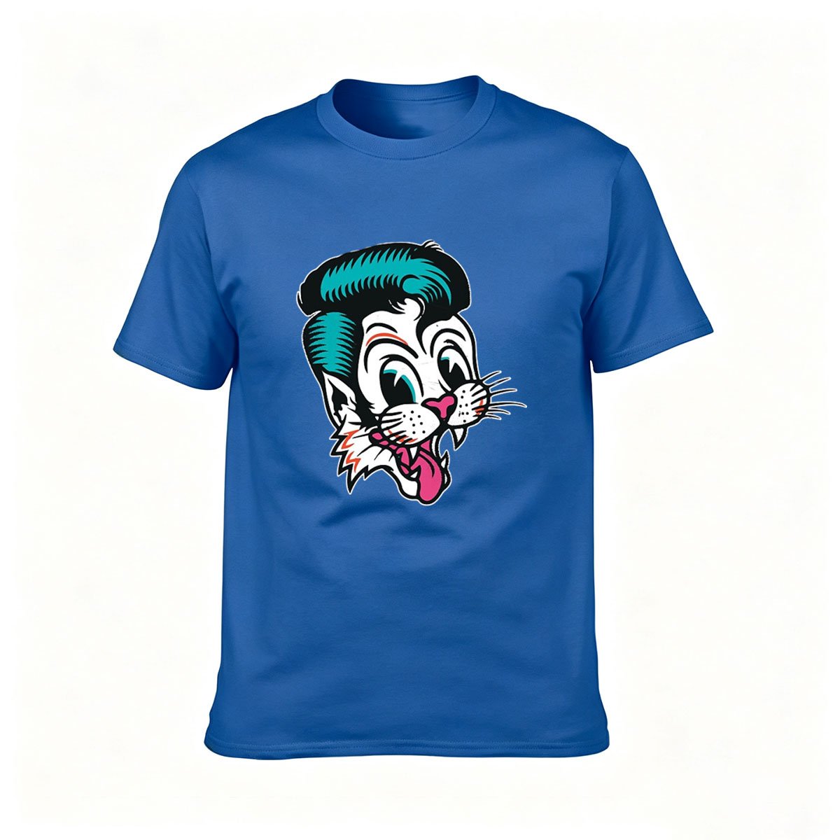 Taz Devil Cat Face Men's T-Shirt Cartoon Print Gift - Image 4
