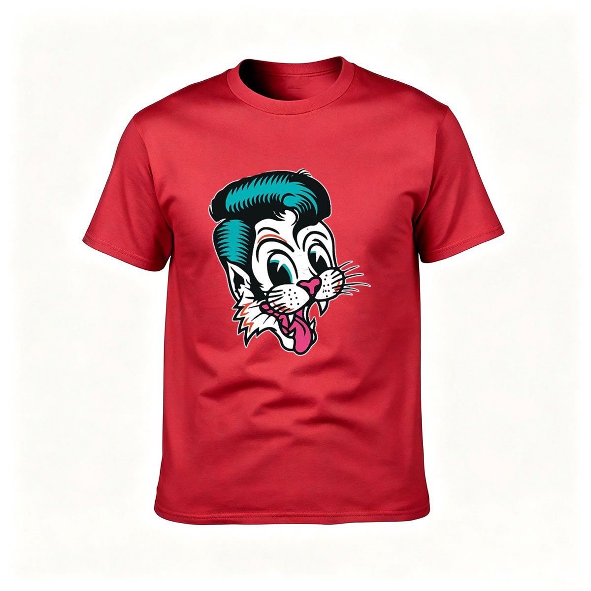Taz Devil Cat Face Men's T-Shirt Cartoon Print Gift - Image 5