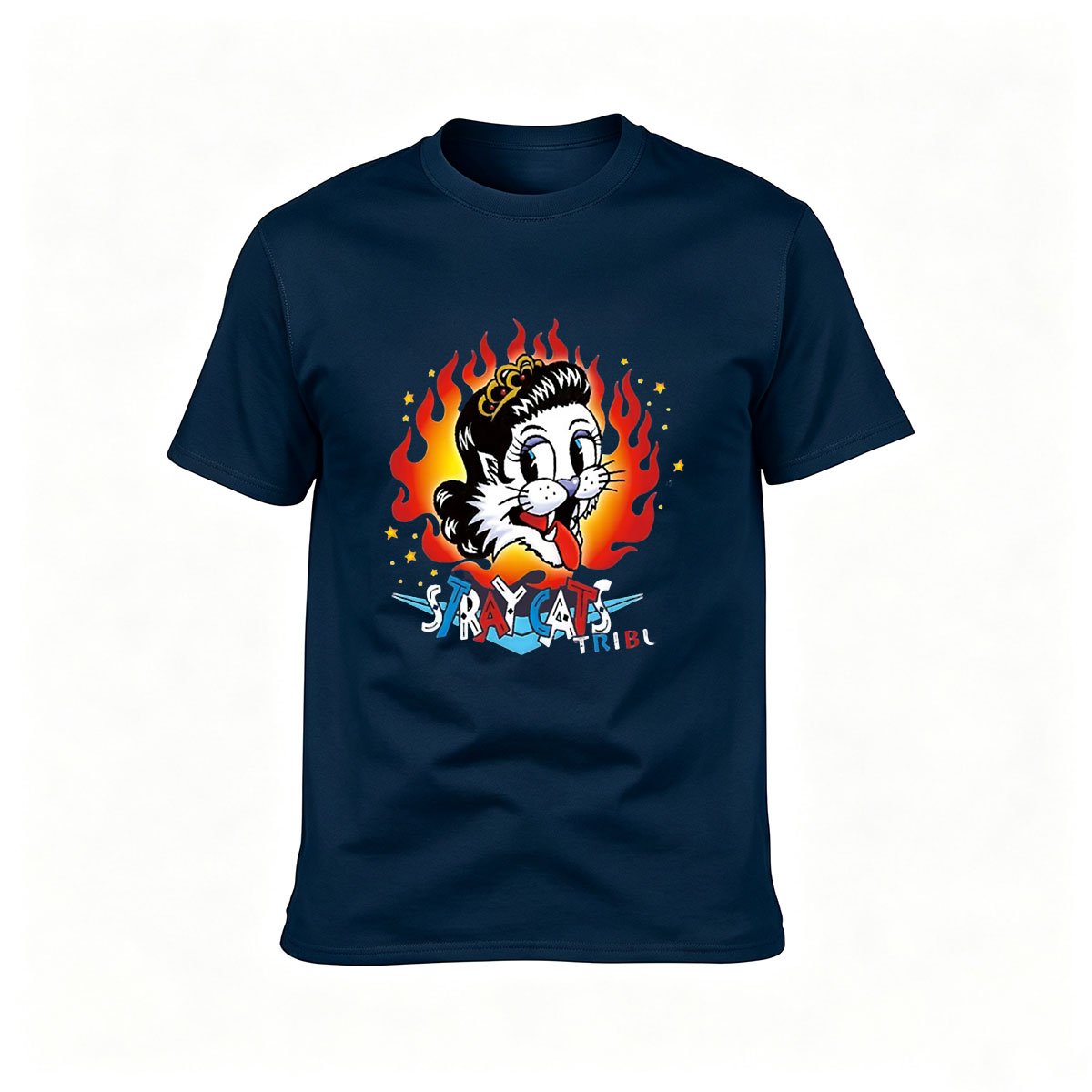Sylvester Cat Flame Design Men's T-Shirt Gift for Fans - Image 6