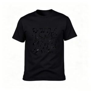 Music Notes Design Men's T-Shirt Gift for Music Lovers