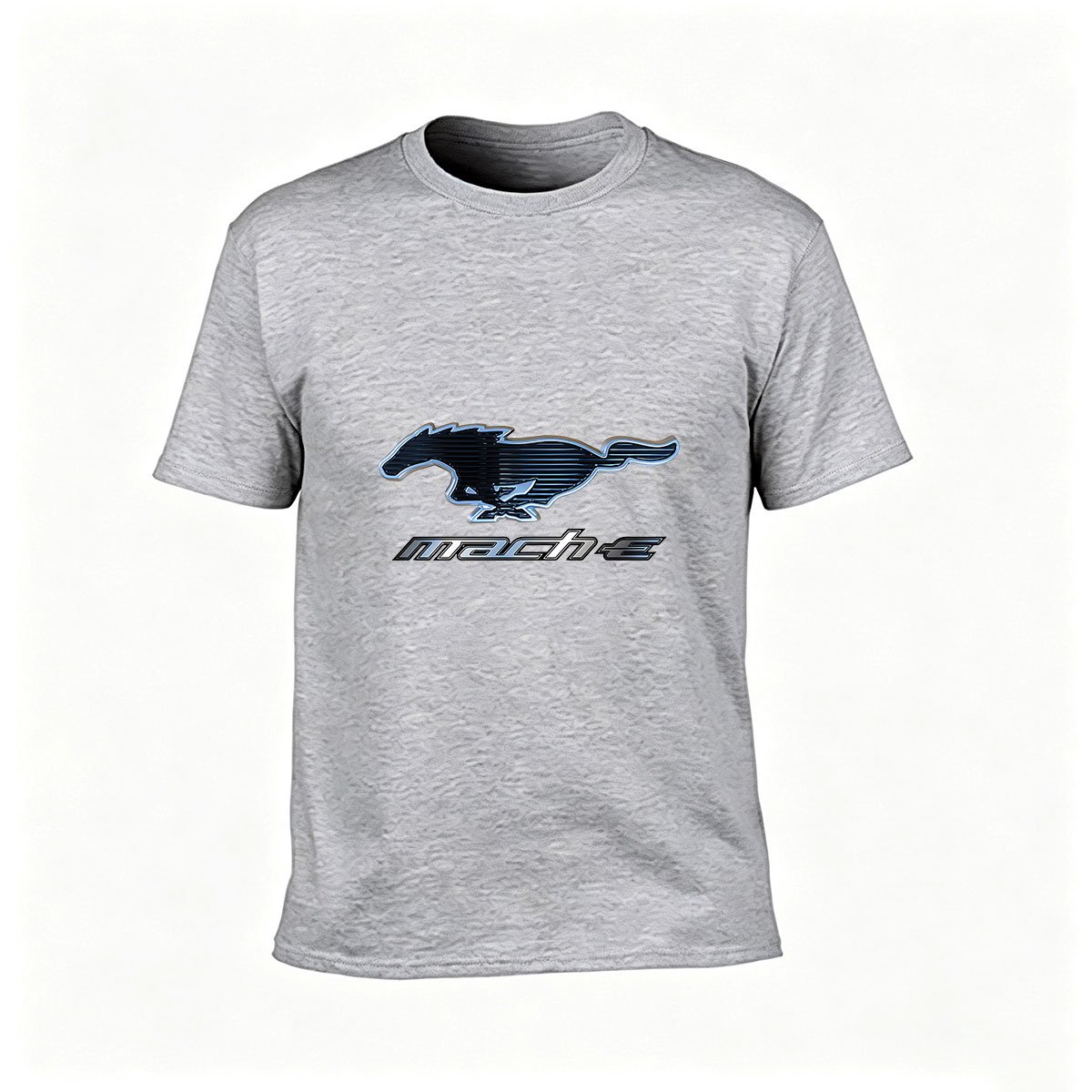 Ford Mustang Mach E Logo Men's T-Shirt Electric Car Gift - Image 3
