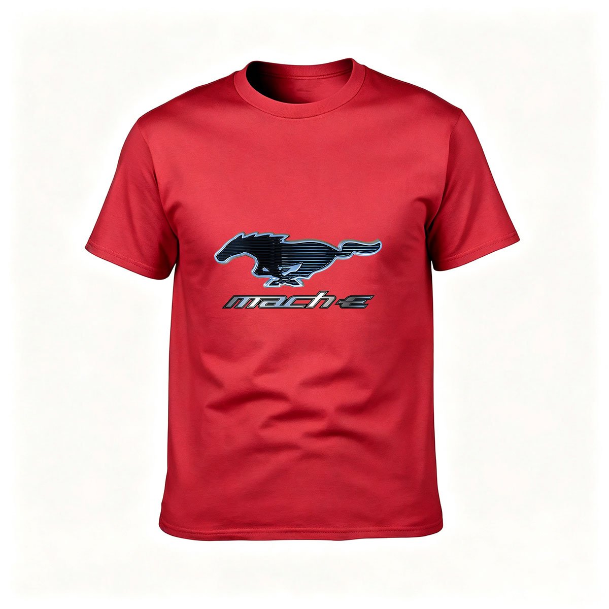Ford Mustang Mach E Logo Men's T-Shirt Electric Car Gift - Image 5