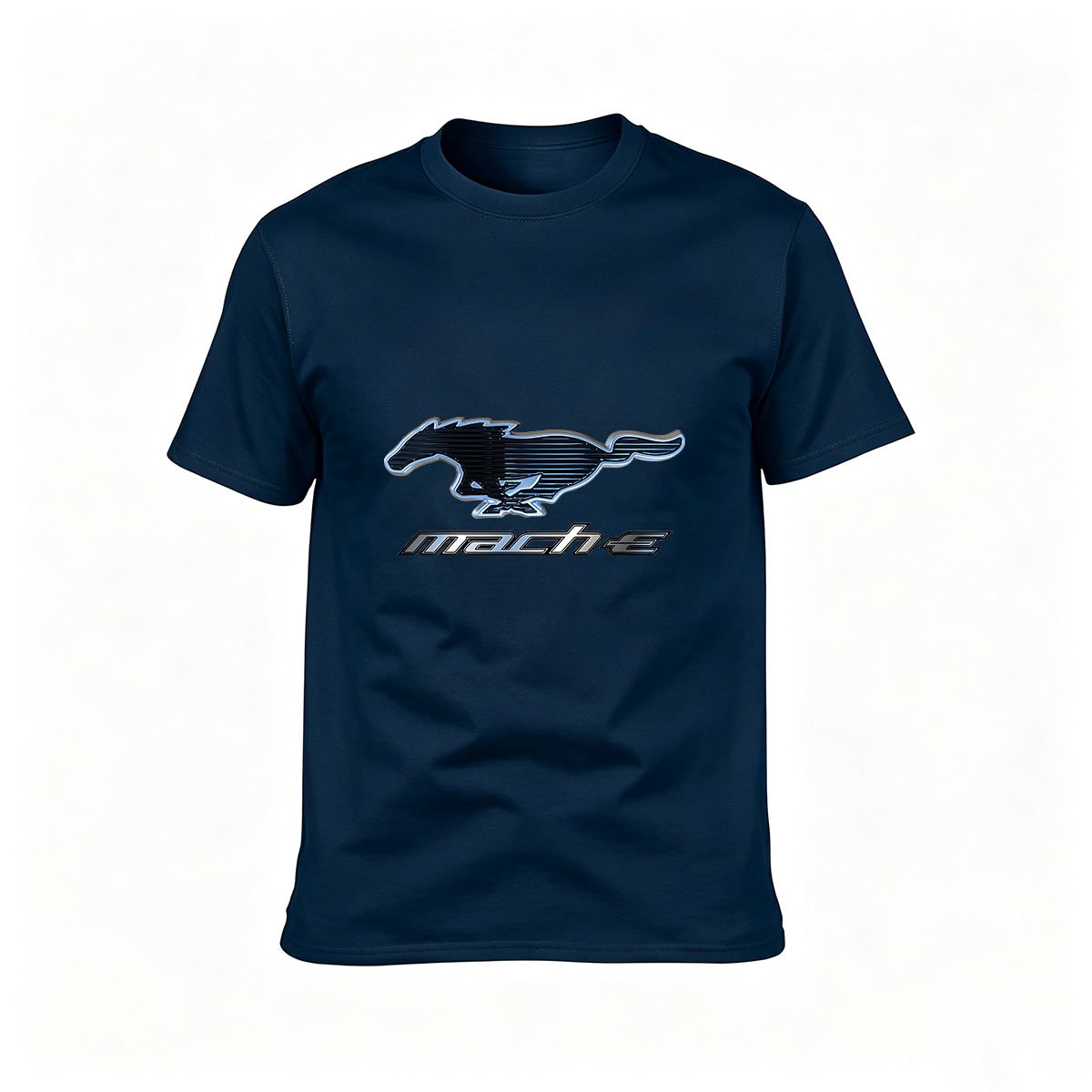 Ford Mustang Mach E Logo Men's T-Shirt Electric Car Gift - Image 6