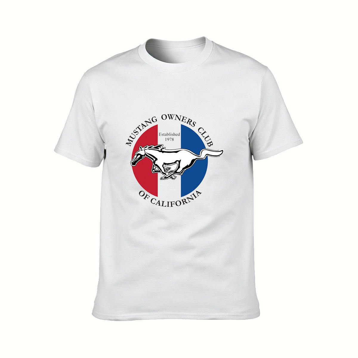 Mustang Owners Club California Men's T-Shirt Gift for Car Enthusiasts - Image 2