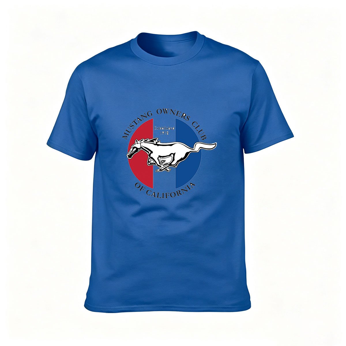 Mustang Owners Club California Men's T-Shirt Gift for Car Enthusiasts - Image 4