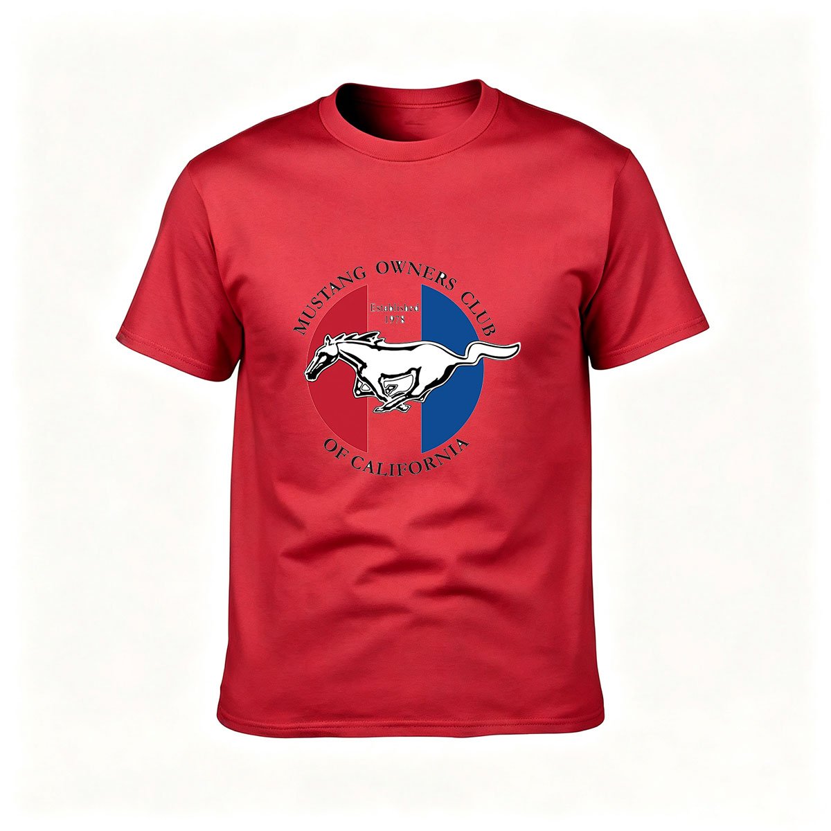 Mustang Owners Club California Men's T-Shirt Gift for Car Enthusiasts - Image 5