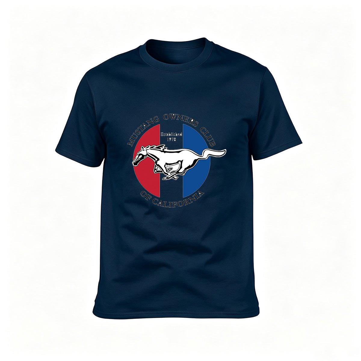 Mustang Owners Club California Men's T-Shirt Gift for Car Enthusiasts - Image 6
