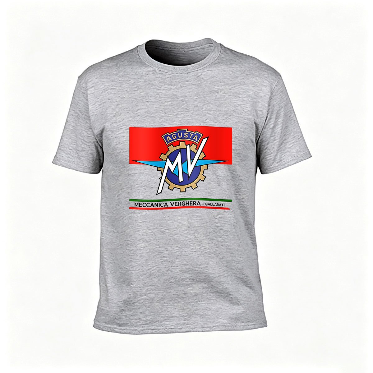 MV Agusta Logo T-Shirt Men's Classic Black Tee Gift for Motorcycle Fans - Image 3