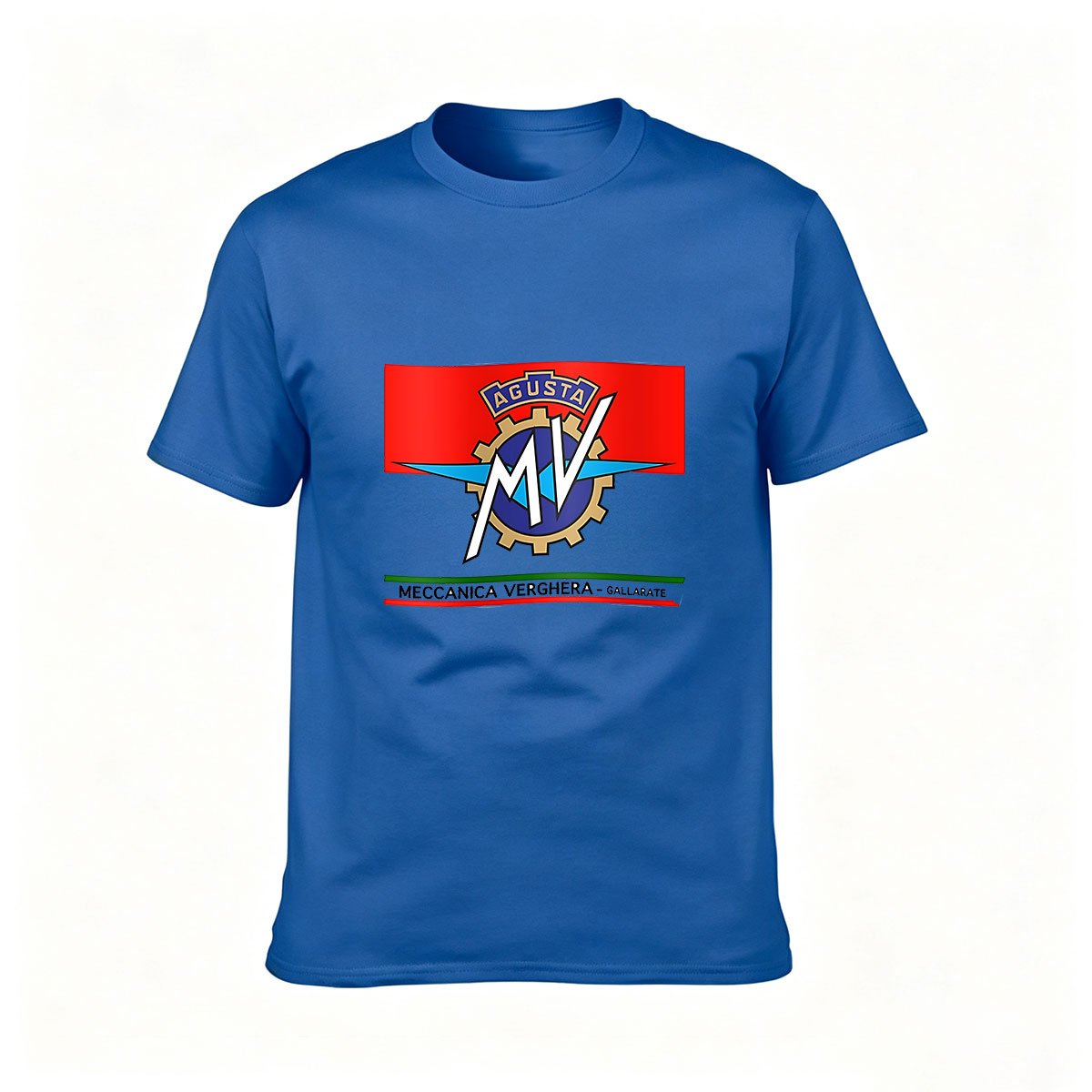 MV Agusta Logo T-Shirt Men's Classic Black Tee Gift for Motorcycle Fans - Image 4