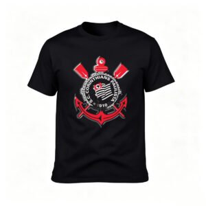 Corinthians Sao Paulo Football Club Logo Men's T-Shirt Gift