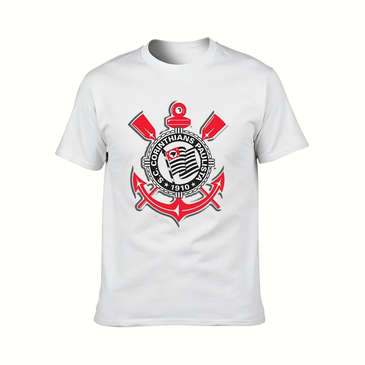 Corinthians Sao Paulo Football Club Logo Men's T-Shirt Gift - Image 2
