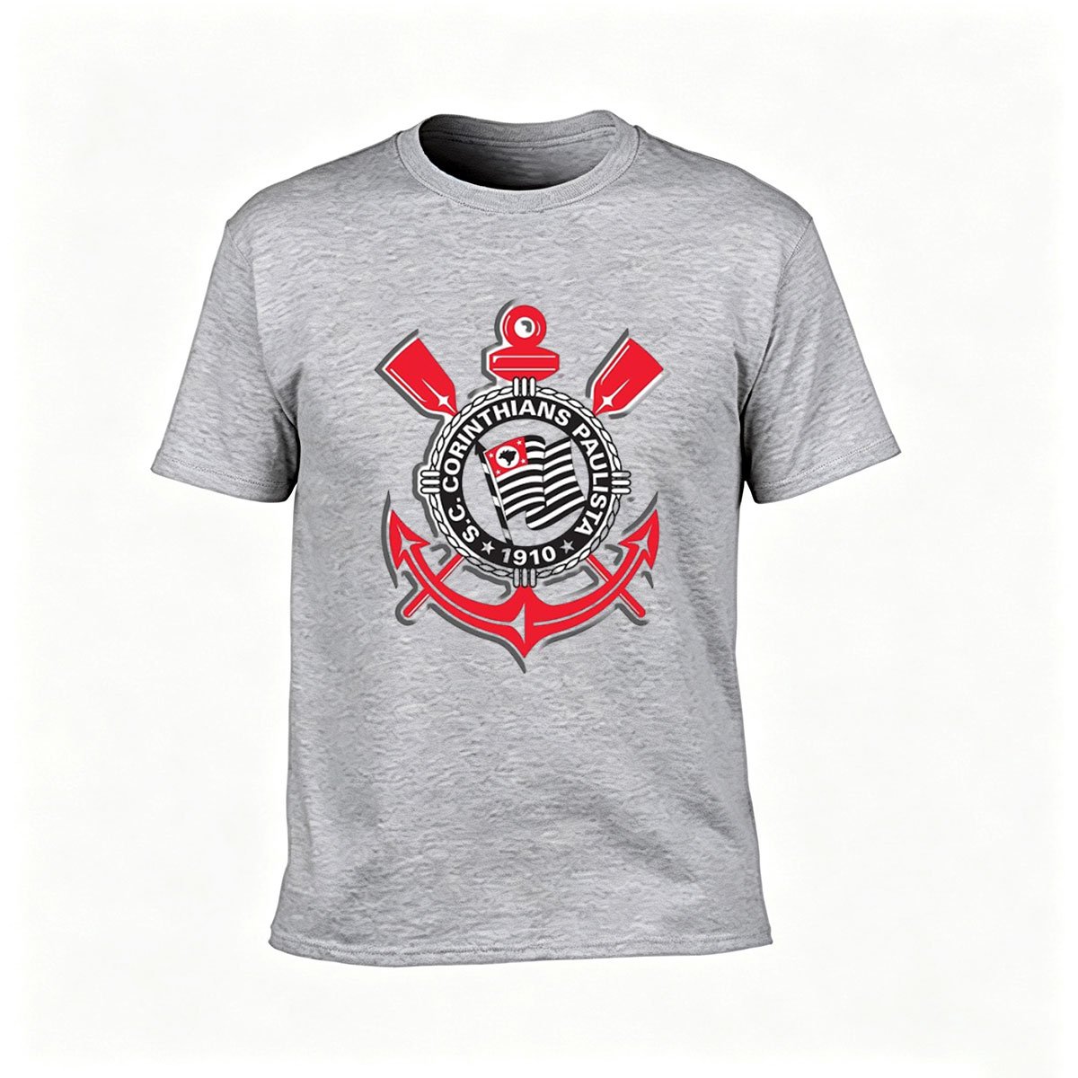 Corinthians Sao Paulo Football Club Logo Men's T-Shirt Gift - Image 3