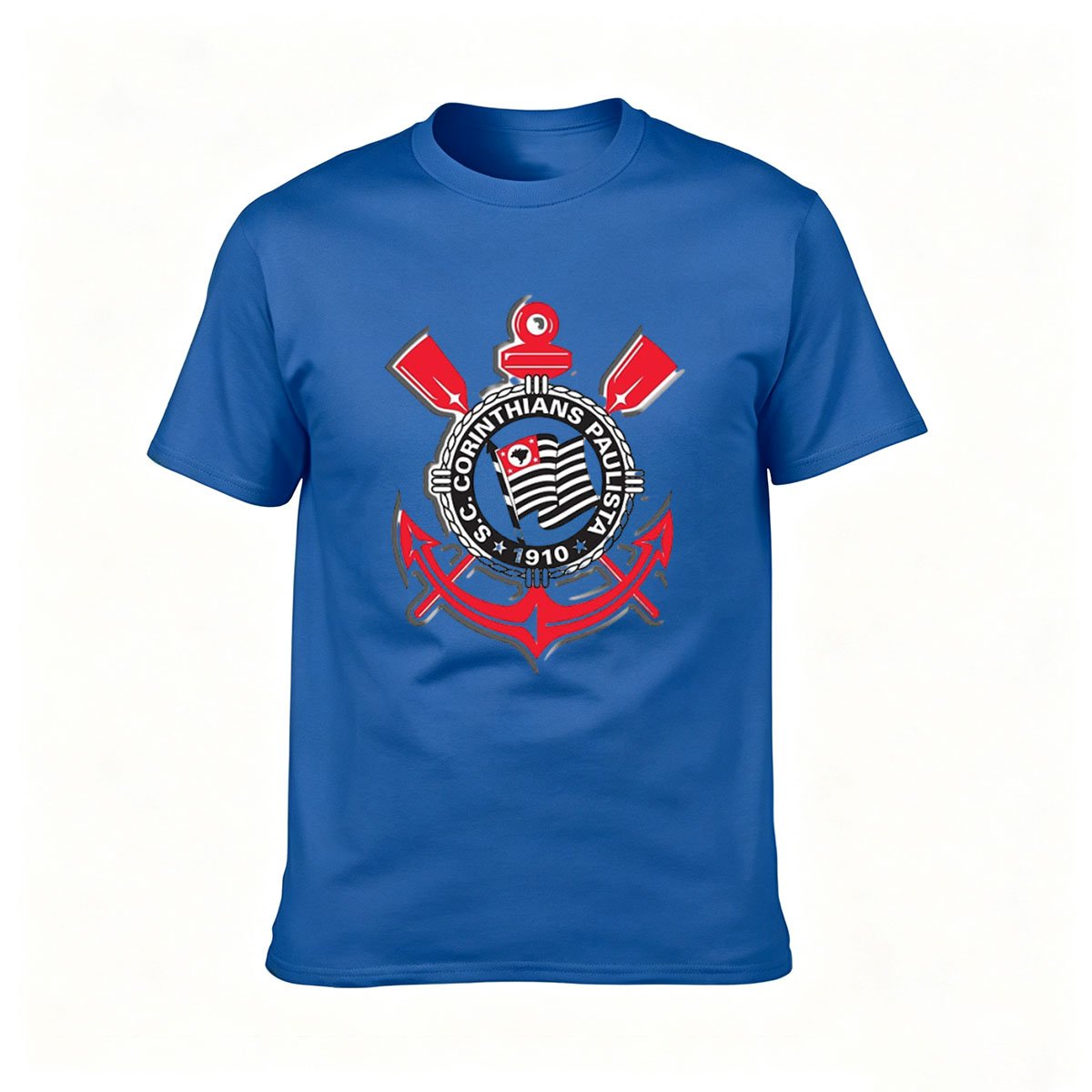 Corinthians Sao Paulo Football Club Logo Men's T-Shirt Gift - Image 4