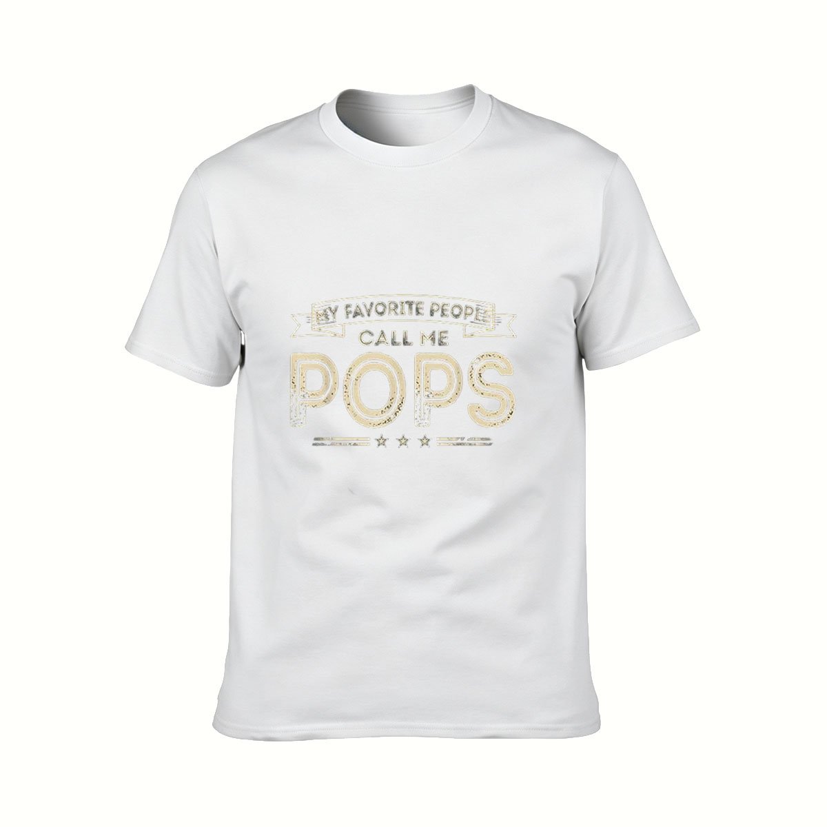 My Favorite People Call Me Pops Mens T-Shirt Gift for Dad - Image 2