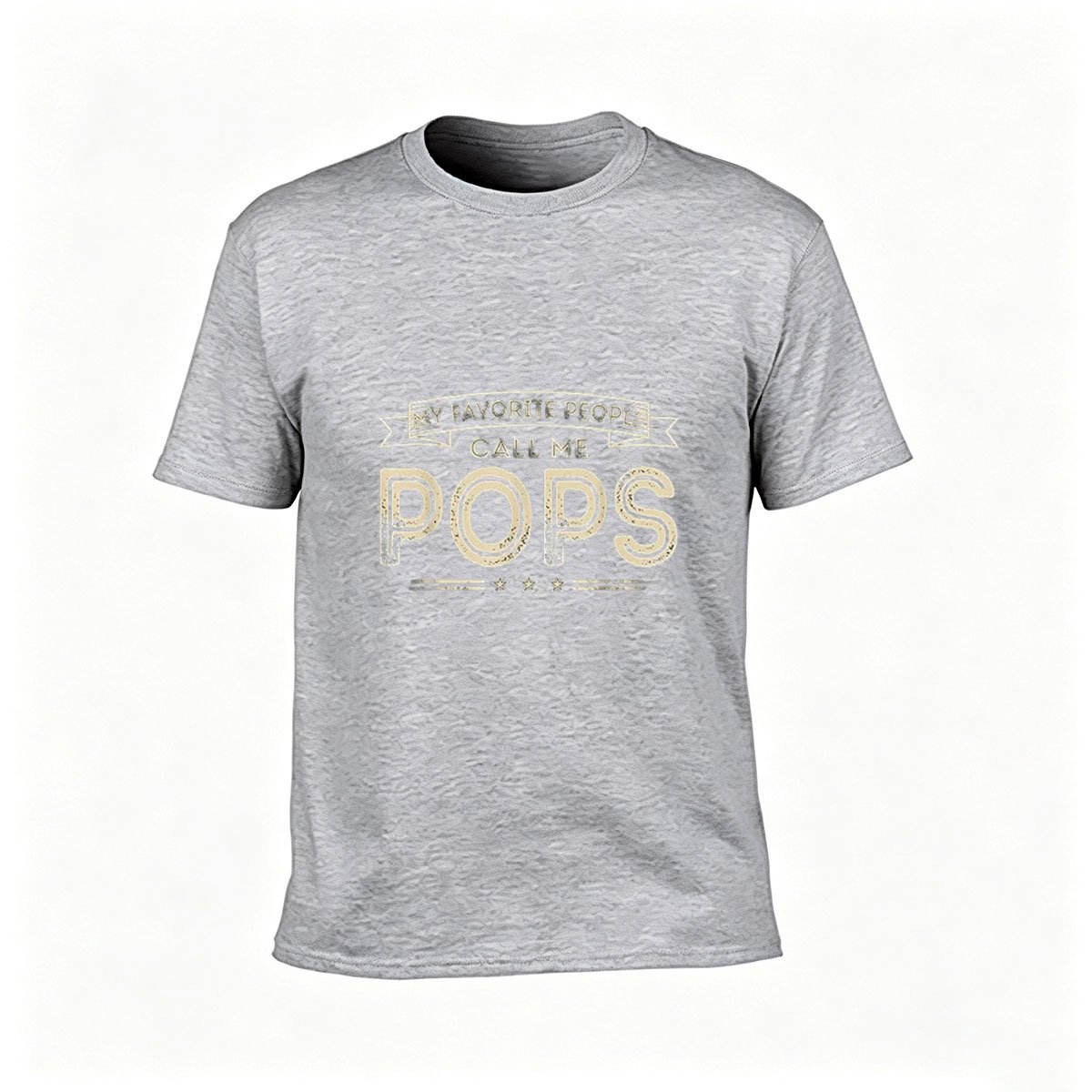 My Favorite People Call Me Pops Mens T-Shirt Gift for Dad - Image 3