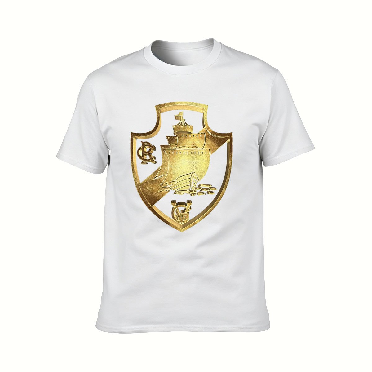 Golden Ship Crest Men's T-Shirt Classic Gift Wear - Image 2