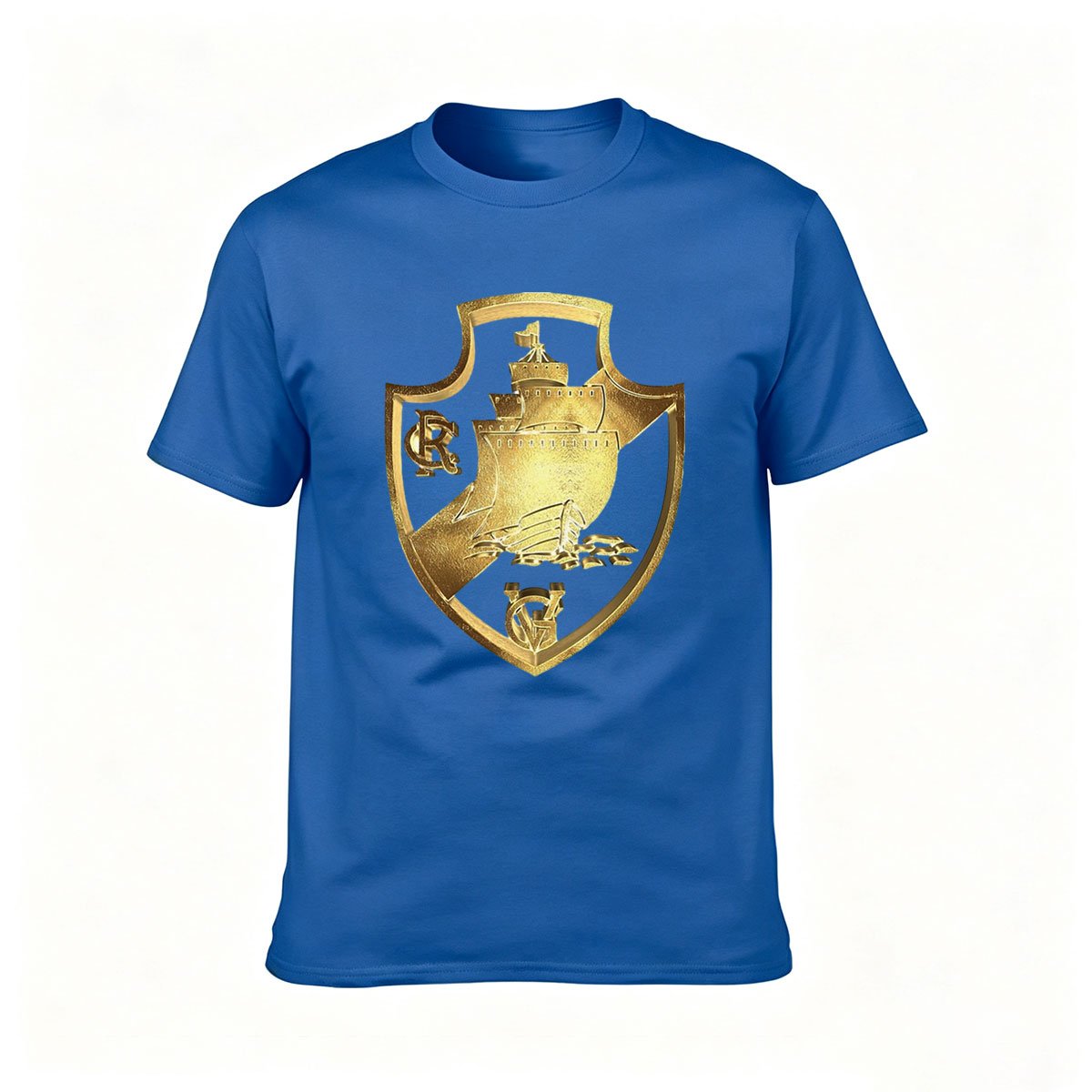 Golden Ship Crest Men's T-Shirt Classic Gift Wear - Image 4
