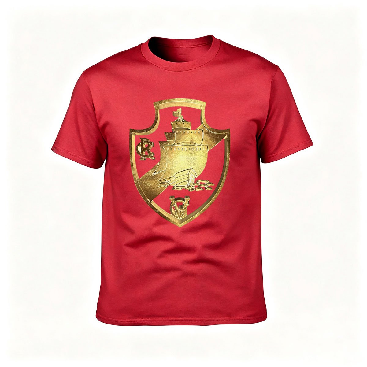 Golden Ship Crest Men's T-Shirt Classic Gift Wear - Image 5