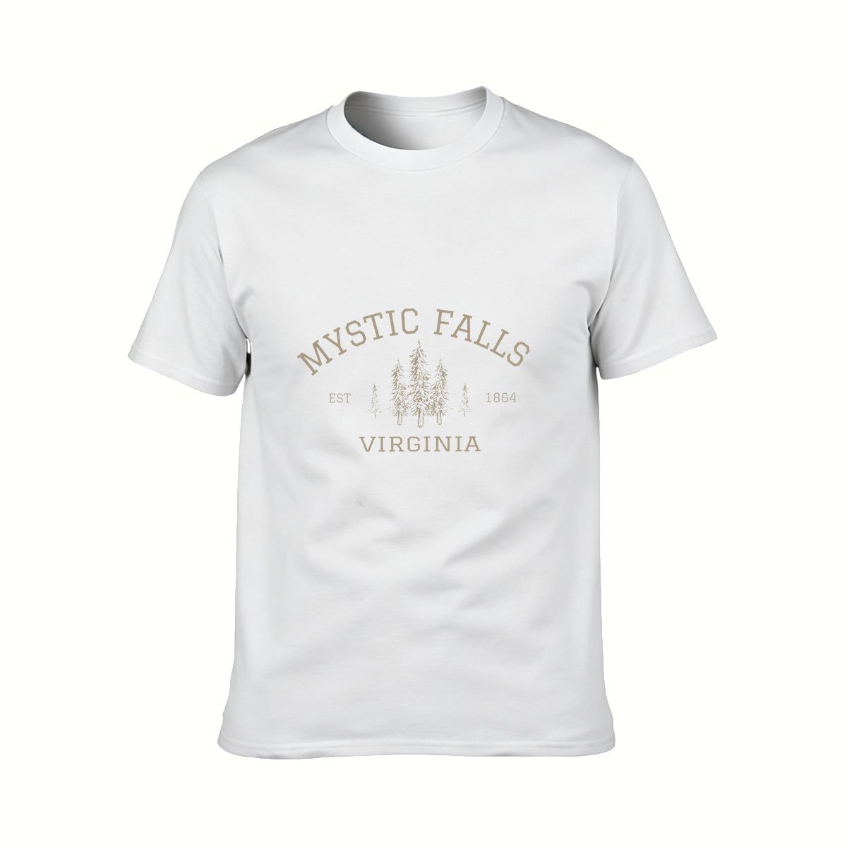 Mystic Falls Virginia T-Shirt Men Women Gift Forest Design - Image 2