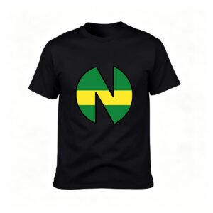 Nigeria Flag Logo Men's T-Shirt Gift for Fans and Travelers