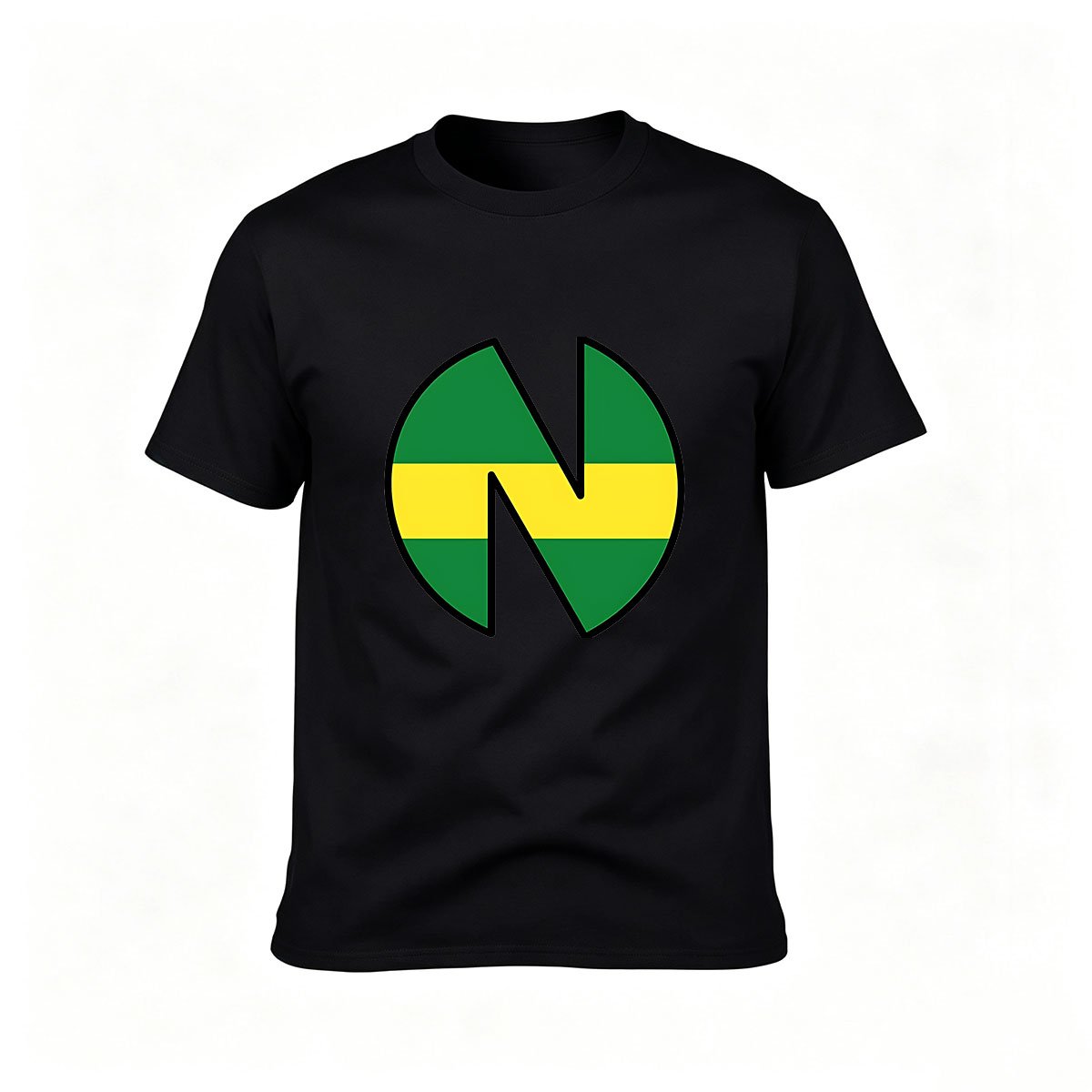 Nigeria Flag Logo Men's T-Shirt Gift for Fans and Travelers
