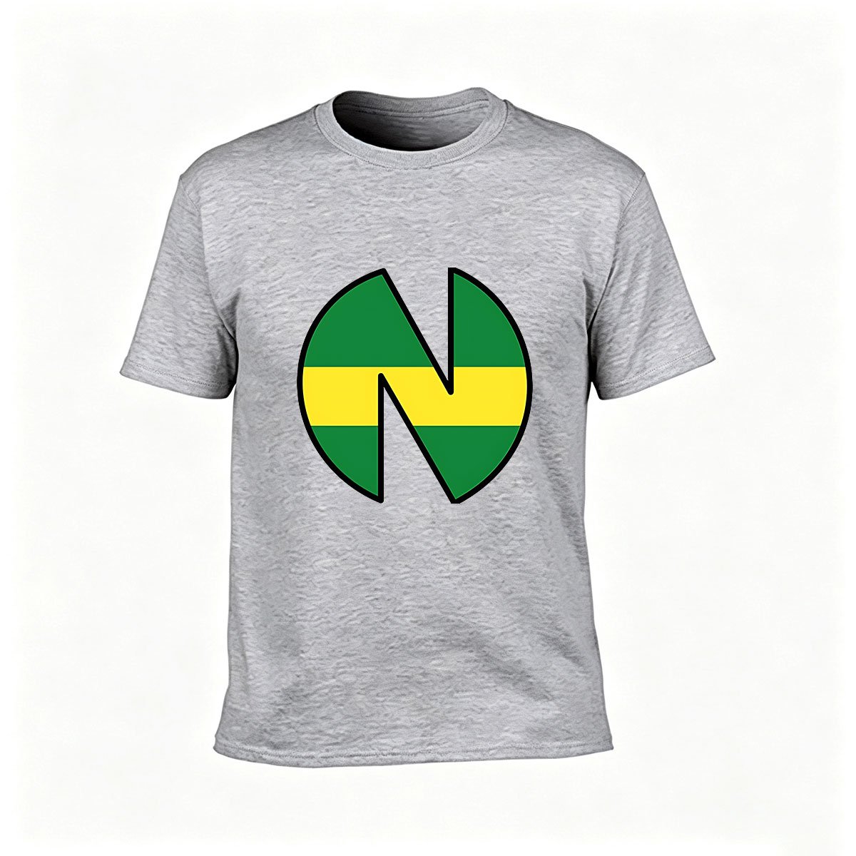 Nigeria Flag Logo Men's T-Shirt Gift for Fans and Travelers - Image 3