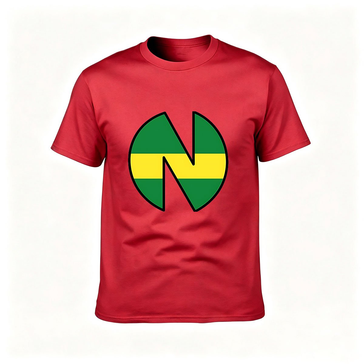Nigeria Flag Logo Men's T-Shirt Gift for Fans and Travelers - Image 5