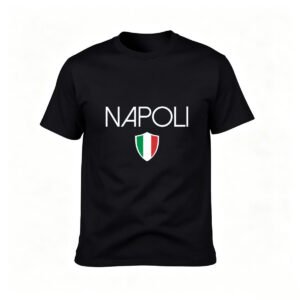 Napoli Italy Shield Logo Men's T-Shirt Gift for Fans